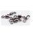 10-50PCS Fishing Swivel Sizes Solid Connector Ball Bearing  Snap Fishing Swivels Rolling  Stainless Steel Beads
