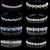 New Hair Band Wedding Hair Accessories for Women Girls Headband Hair Ornaments Headpiece Blue Crystal Silver Crown Hair Jewelry