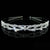 New Hair Band Wedding Hair Accessories for Women Girls Headband Hair Ornaments Headpiece Blue Crystal Silver Crown Hair Jewelry