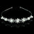 New Hair Band Wedding Hair Accessories for Women Girls Headband Hair Ornaments Headpiece Blue Crystal Silver Crown Hair Jewelry