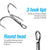 20pcs/ Set Treble Fishing Hooks Carbon Steel Barbed Fishhooks Super Sharp Triple Hooks Sea Tackle Accessories with Box