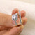 17IF Fashion Engagemen Zircon Crystal Rings Womens Girls Silver Filled Wedding Ring Set Lover Wedding Jewelry Party Gift 2020