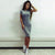 Women Clothing Short Sleeve Skinny Party Brief Dress Midi Dress SEXY Women Ladies Dresses Summer Casual